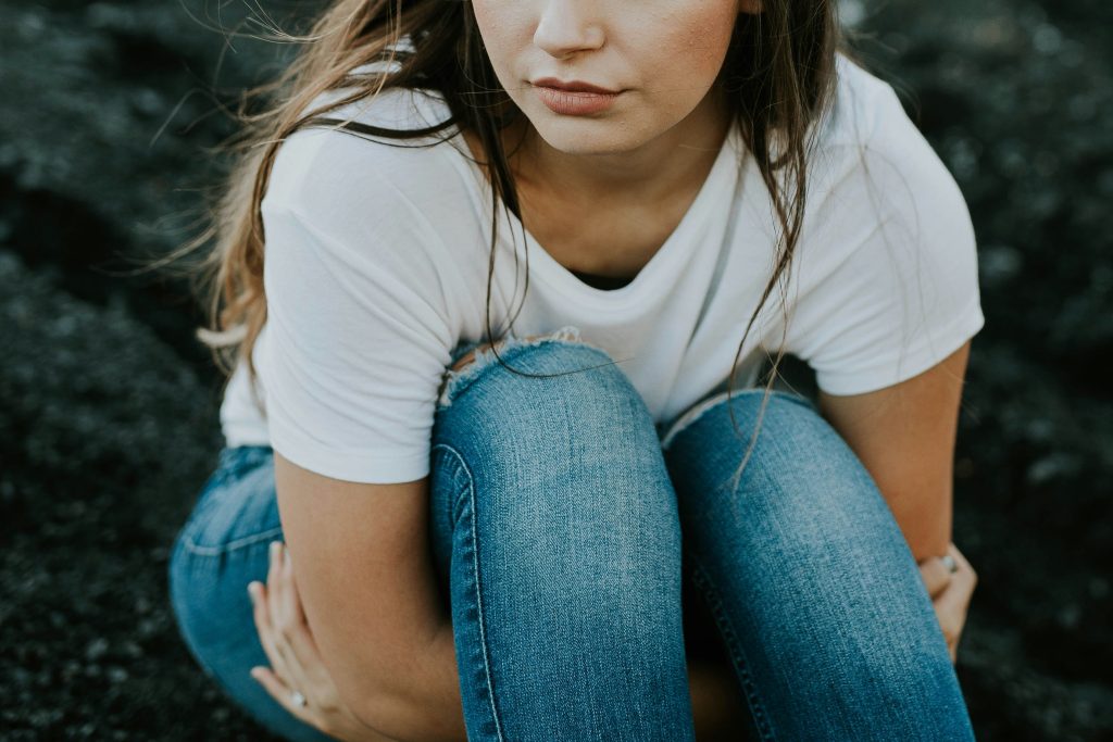 girl sitting