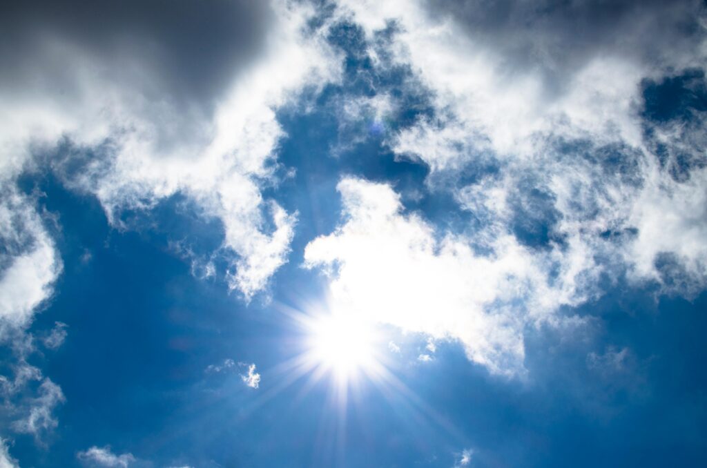 Clear blue sky